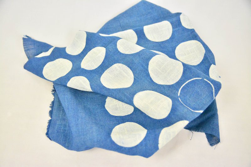 Less vegetable dyes matte cloth towel _ _ type dye - Items for Display - Other Materials Blue