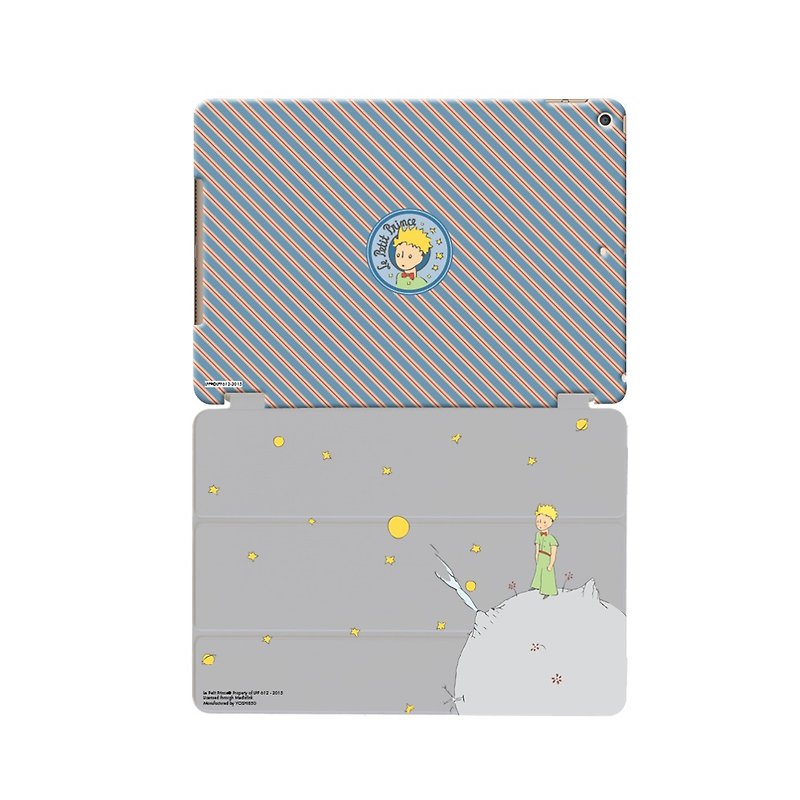 Little Prince Authorized Series - iPad Mini Case - Another Planet (Gray), AA01 - เคสแท็บเล็ต - พลาสติก สีเทา