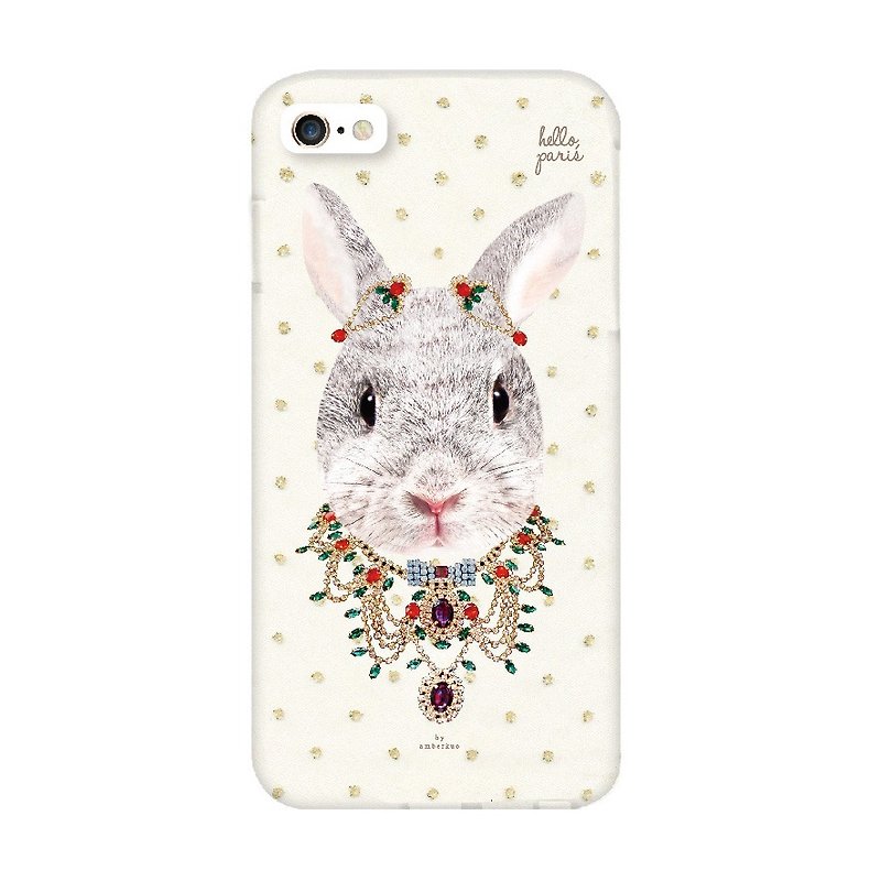 Lady rabbit Phonecase iPhone6/6plus+/5/5s/note3/note4 Phonecase - Phone Cases - Other Materials White