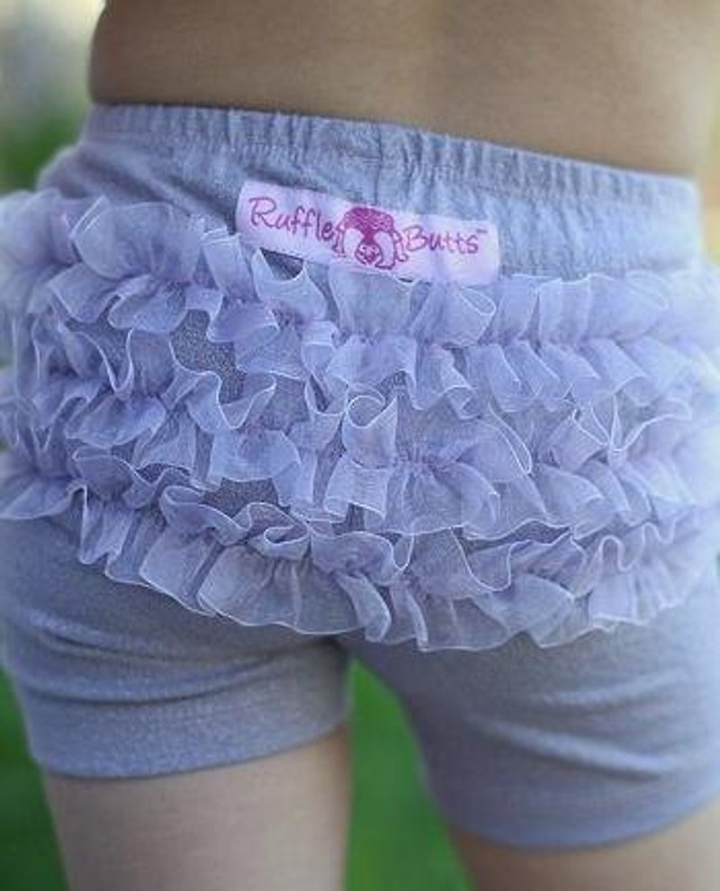 American Rufflebutts Lavender Purple Ruffle Shorts - อื่นๆ - ผ้าฝ้าย/ผ้าลินิน สีม่วง