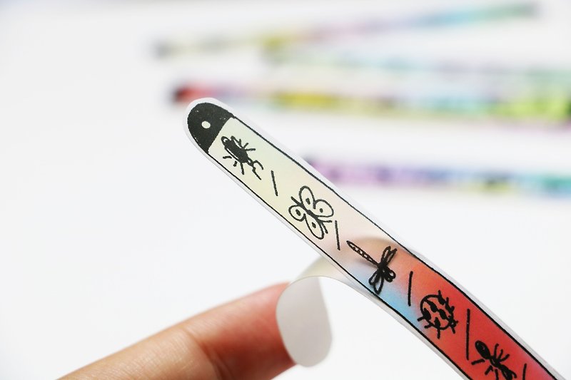 Rainbow Strings - Stickers - Plastic Multicolor