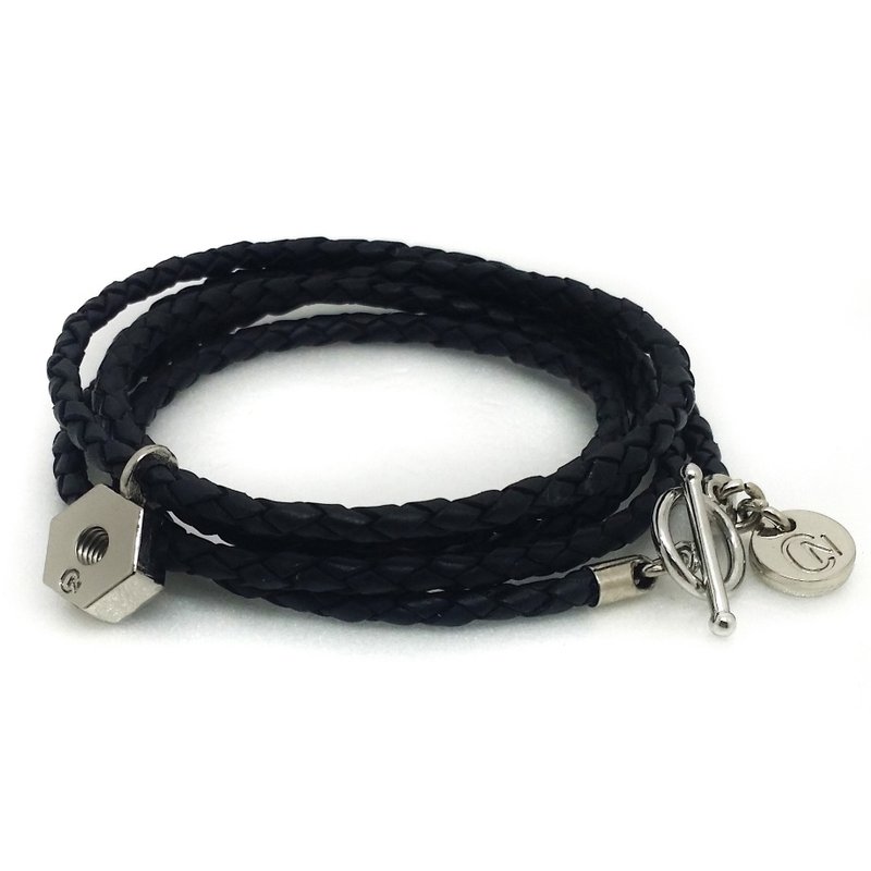 CNCNL N1 Black bracelet - 手鍊/手環 - 其他金屬 黑色