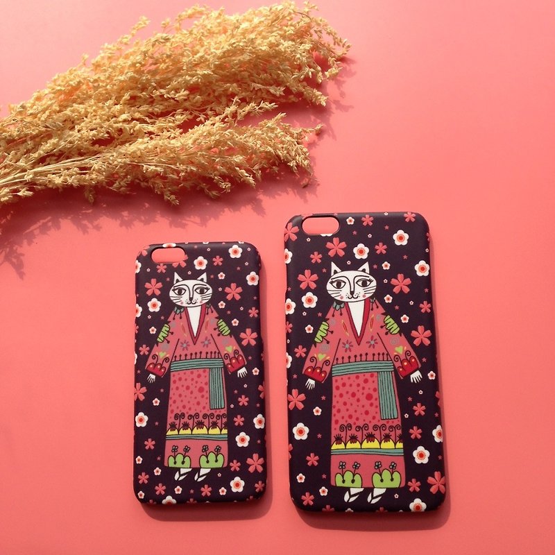 Case for iPhone 6/6S/6+／mobile phone case / iPhone 6/6s / illustrated phone case cat - Phone Cases - Plastic Multicolor