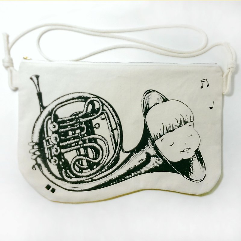 Clutch Bag ★ Little Fat Mui (Horn) - Handbags & Totes - Other Materials 