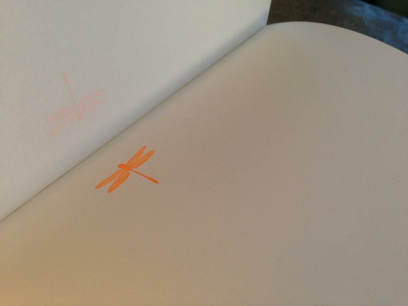 PAPIER A4 blank writing paper. Dragonfly - สมุดบันทึก/สมุดปฏิทิน - กระดาษ 