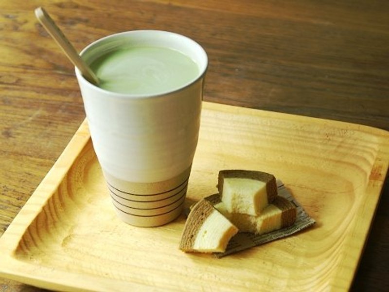 Boire古樸況味日式啤酒杯 線條/白 - 茶壺/茶杯/茶具 - 其他材質 白色