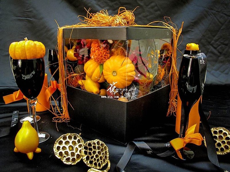 Flower Box-Halloween Party - อื่นๆ - วัสดุอื่นๆ สีส้ม
