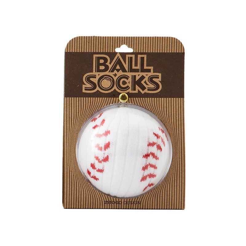 BALL SOCKS_棒球襪 - 襪子 - 棉．麻 白色