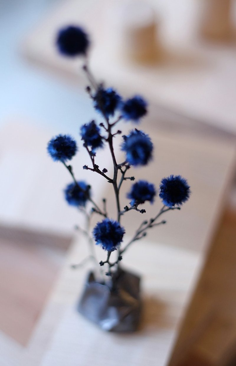 藍莓樹 ￥ 乾燥花飾 - ตกแต่งต้นไม้ - พืช/ดอกไม้ สีน้ำเงิน