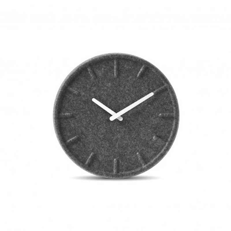 Felt Wall Clock | WOOW COLLECTION - Clocks - Other Materials Gray