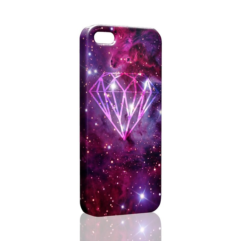 Rock Diamond (flashing purple) Custom Samsung S5 S6 S7 note4 note5 iPhone 5 5s 6 6s 6 plus 7 7 plus ASUS HTC m9 Sony LG g4 g5 v10 phone shell mobile phone sets phone shell phonecase - เคส/ซองมือถือ - พลาสติก หลากหลายสี