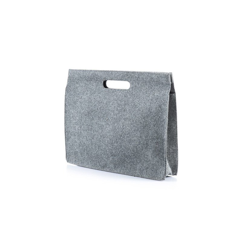 Suo Ran Macbook Pro16 15 new Air13 12 inch wool felt laptop file commuter bag - กระเป๋าแล็ปท็อป - ขนแกะ 