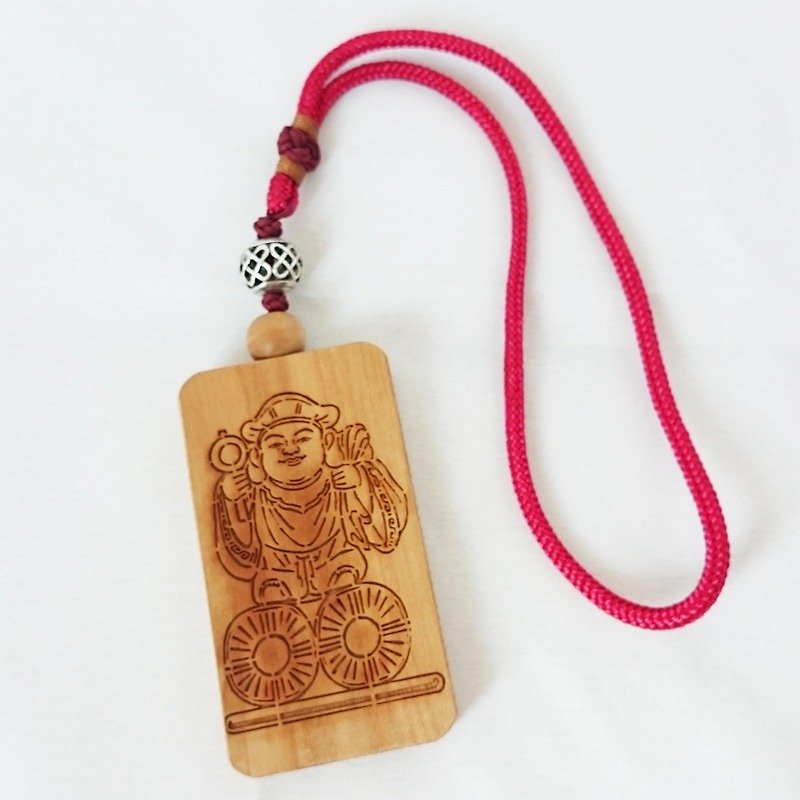 ㊣Indian Laoshan Sandalwood Ornaments-(God of Wealth) Da Black Sky - Other - Wood Brown