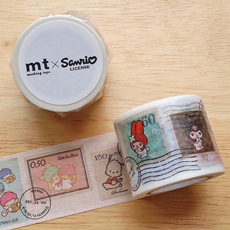 mt and paper tape mt x Sanrio [cut hand (MTSARI06)] - Washi Tape - Paper Multicolor