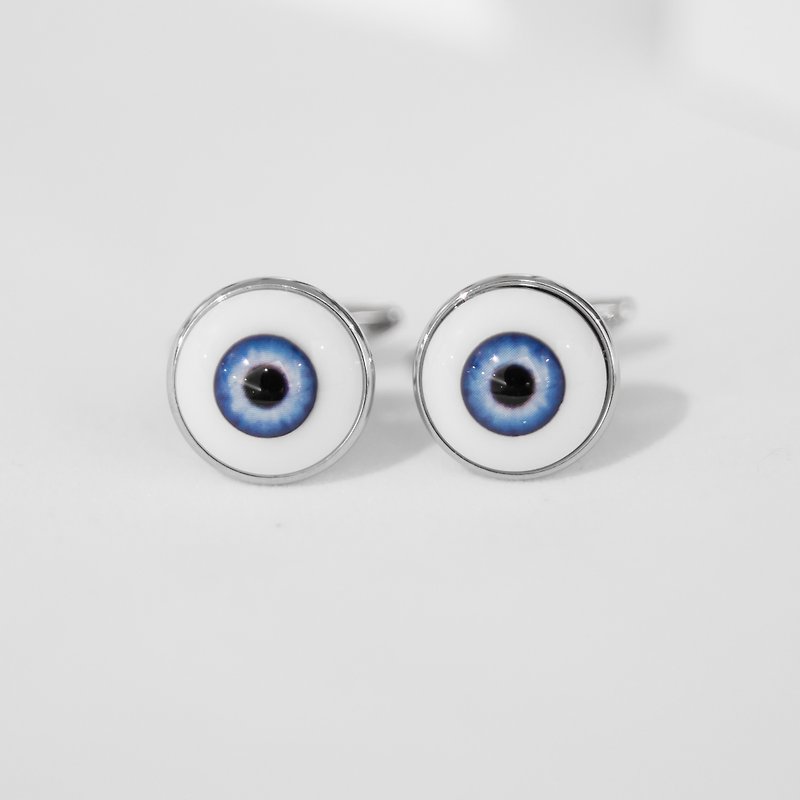 藍眼 眼球 袖扣 EYEBALL CUFFLINK - 袖口鈕 - 其他金屬 