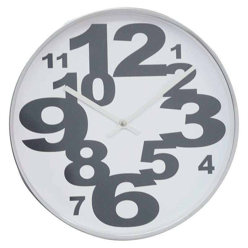 時計、デジタル時計に浸漬数字でDesrochers /ロスト - 時計 - 金属 ホワイト