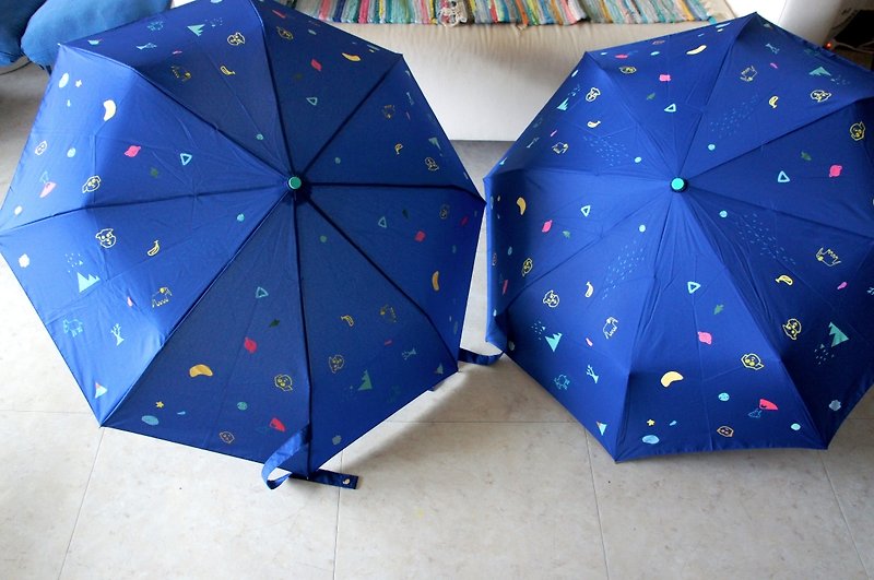 for 映瑜：） - Umbrellas & Rain Gear - Waterproof Material Blue