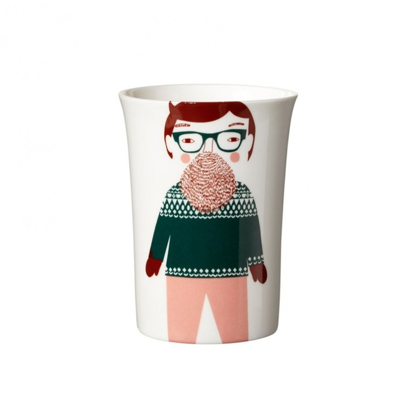 Johnny 骨瓷水杯 | Donna Wilson - 茶壺/茶杯/茶具 - 瓷 白色