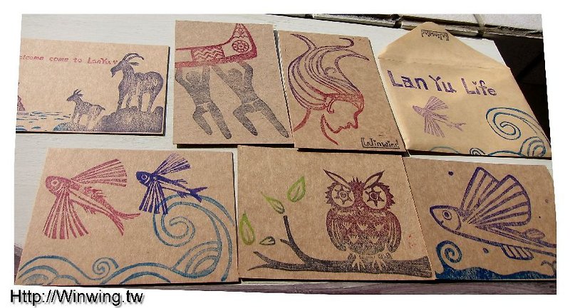 Lanyu. impression. Life (Winwing Handmade Postcard Set) - Cards & Postcards - Paper 