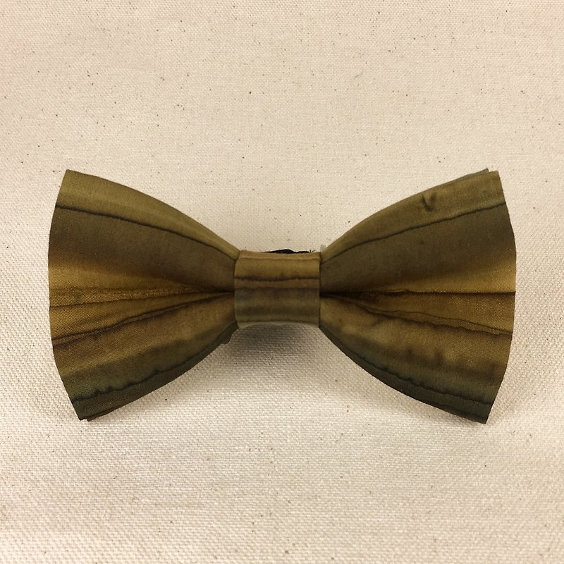 Mr.Tie 手工縫製領結 Hand Made Bow Tie 編號132 - 領呔/呔夾 - 棉．麻 綠色