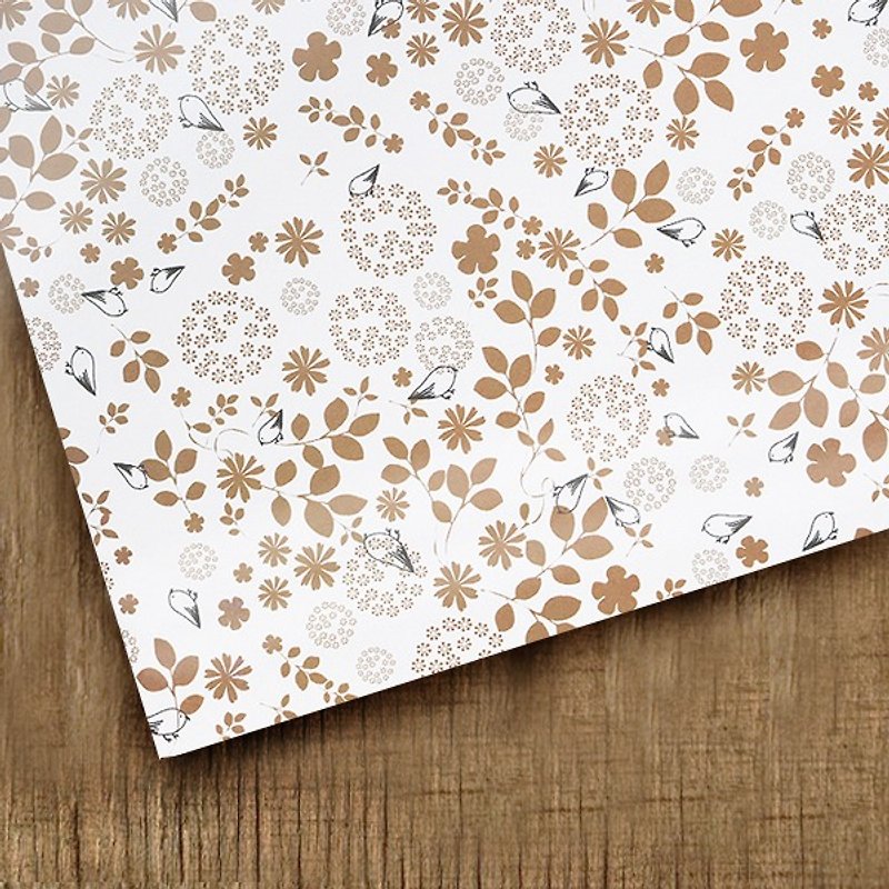 Hide and seek wrapping paper between the trees - Gift Wrapping & Boxes - Paper Brown