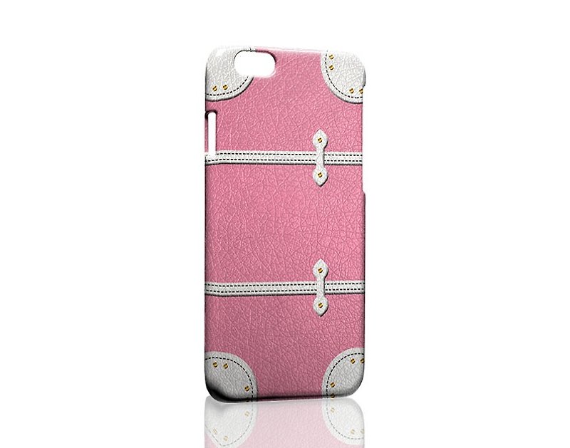 Pink suitcase custom iPhone X 8 7 6s Plus 5s Samsung note S7 S8 S9 plus HTC LG Sony Mobile Shell Mobile Phone Cases - เคส/ซองมือถือ - พลาสติก สึชมพู