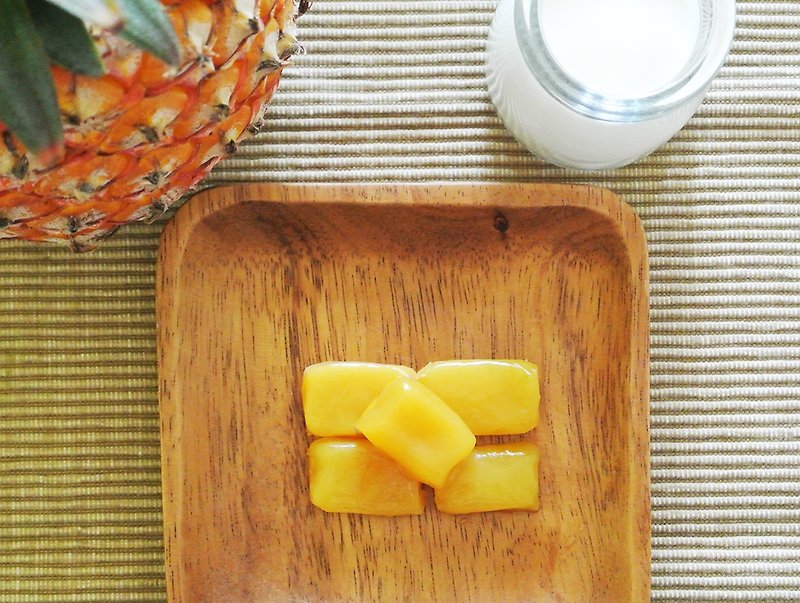 Passionate pineapple milk fudge - Snacks - Fresh Ingredients 