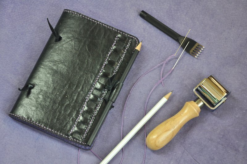 Bright in the dark - Notebooks & Journals - Genuine Leather Black