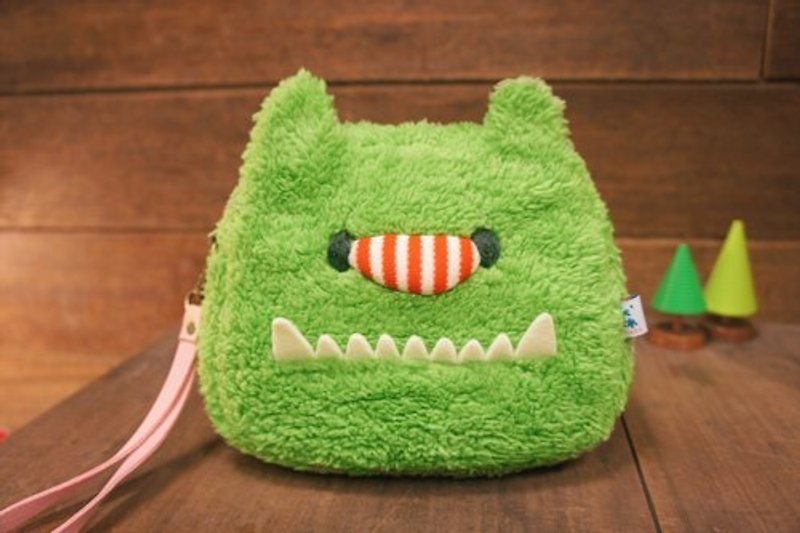 Tyrannosaurus big fat bag. - Toiletry Bags & Pouches - Other Materials Green