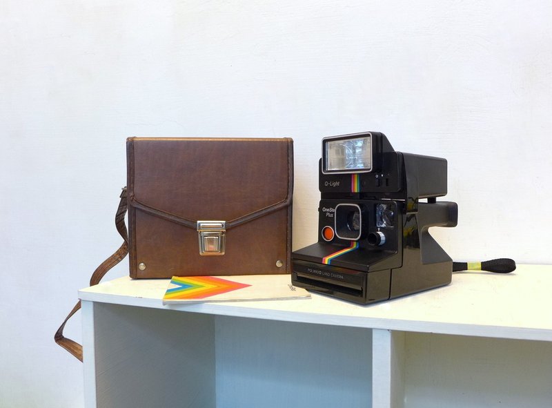 【 Studio 5629 】 vintage 復古 古董 拍立得 Polaroid 黑彩虹機+Q LIGHT送相機包 - 相機/拍立得/底片相機 - 其他材質 黑色