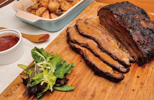 kitchen * texas smoked brisket 2-4] share x 9 oz / us ibp beef