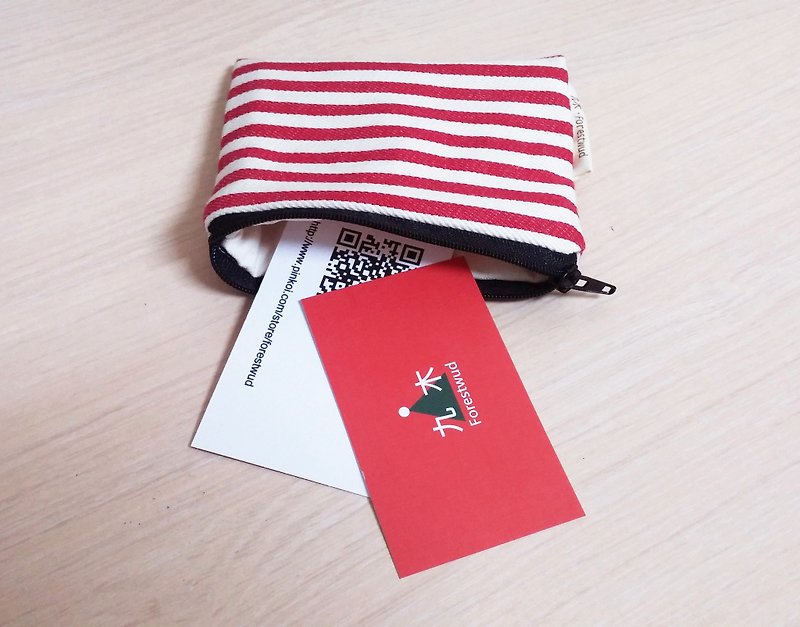 Santa's purse - กระเป๋าใส่เหรียญ - วัสดุอื่นๆ สีแดง