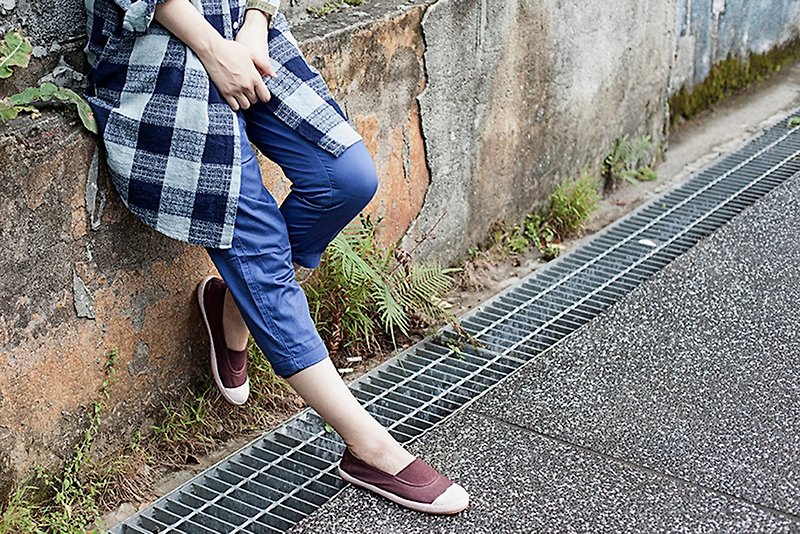 休閒鞋-ANN-d 深紫 - 女款休閒鞋 - 其他材質 紫色