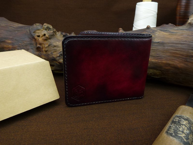 植鞣革手染短夾SW01301 - 錢包/皮夾/長短夾 - 真皮 多色