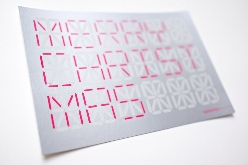 SCRATCH CARD 耶誕新年交換禮物/ 刮刮卡片－  桃 - 卡片/明信片 - 紙 粉紅色