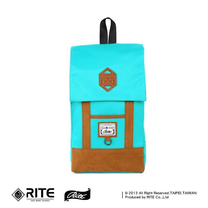 S/S H Satchel｜H小書包-Tiffany綠｜ - Messenger Bags & Sling Bags - Waterproof Material Green