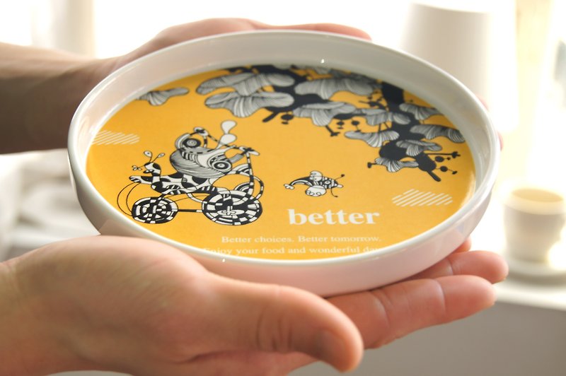 Have a Dream〡圓彩盤 | (黃) - 小碟/醬油碟 - 其他材質 黃色