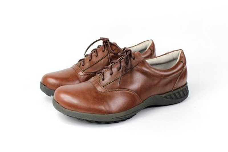 Coffee │ wear comfortable shoes (existing size 43 #) - Men's Casual Shoes - Genuine Leather Brown