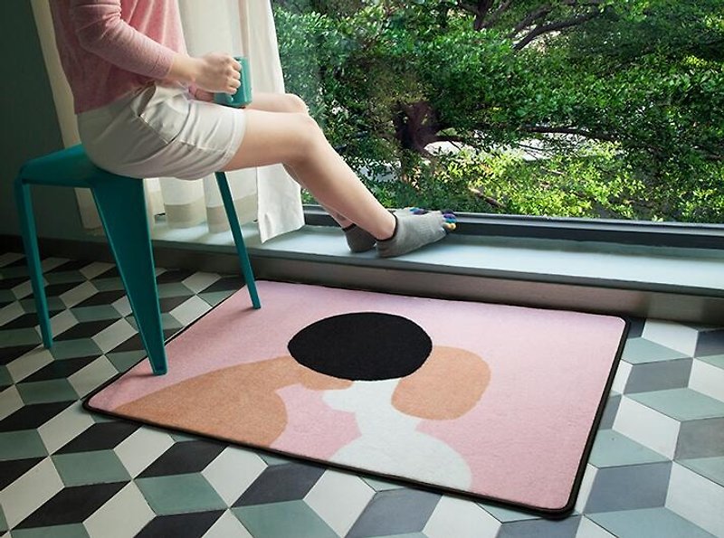 YIZISTORE printed floor mat doormat entry mat bedroom foyer - ของวางตกแต่ง - วัสดุอื่นๆ 