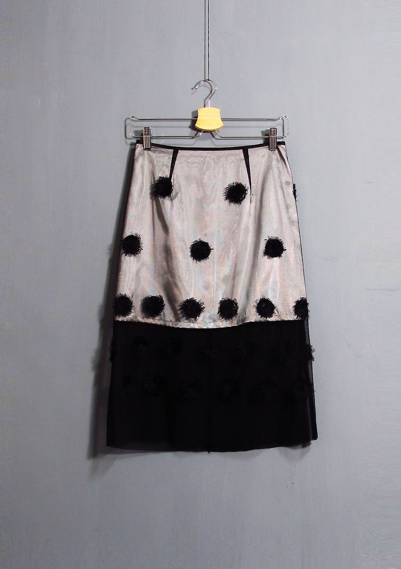 Wahr_ cover net skirt - กระโปรง - วัสดุอื่นๆ สีดำ