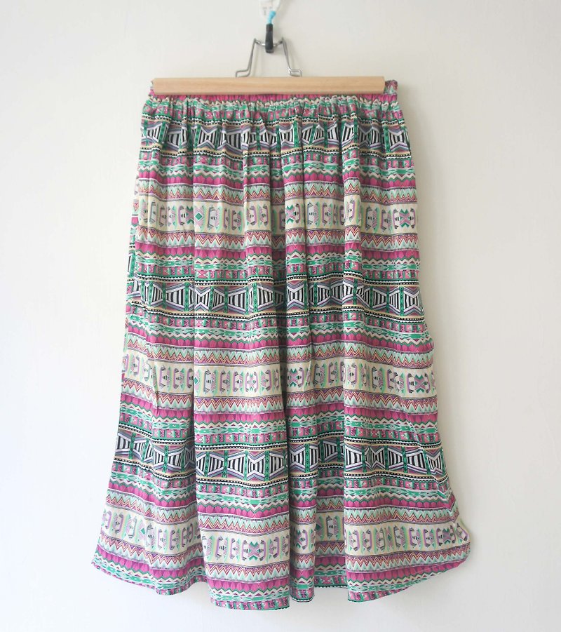 ✿ turn a beautiful circle skirt fluttering totem - Skirts - Other Materials Multicolor