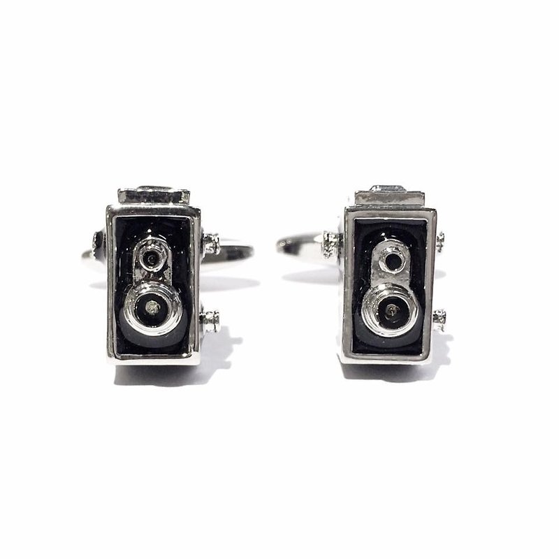 Antique Camera Dual Cufflinks Vintage Camera 2 lens Cuffinks - Cuff Links - Other Metals 