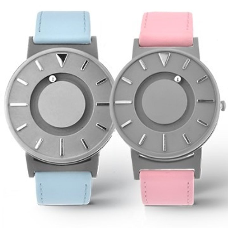 全台首款觸感腕錶 EONE Bradley_甜心粉+寶貝藍 - 女錶 - 其他金屬 粉紅色