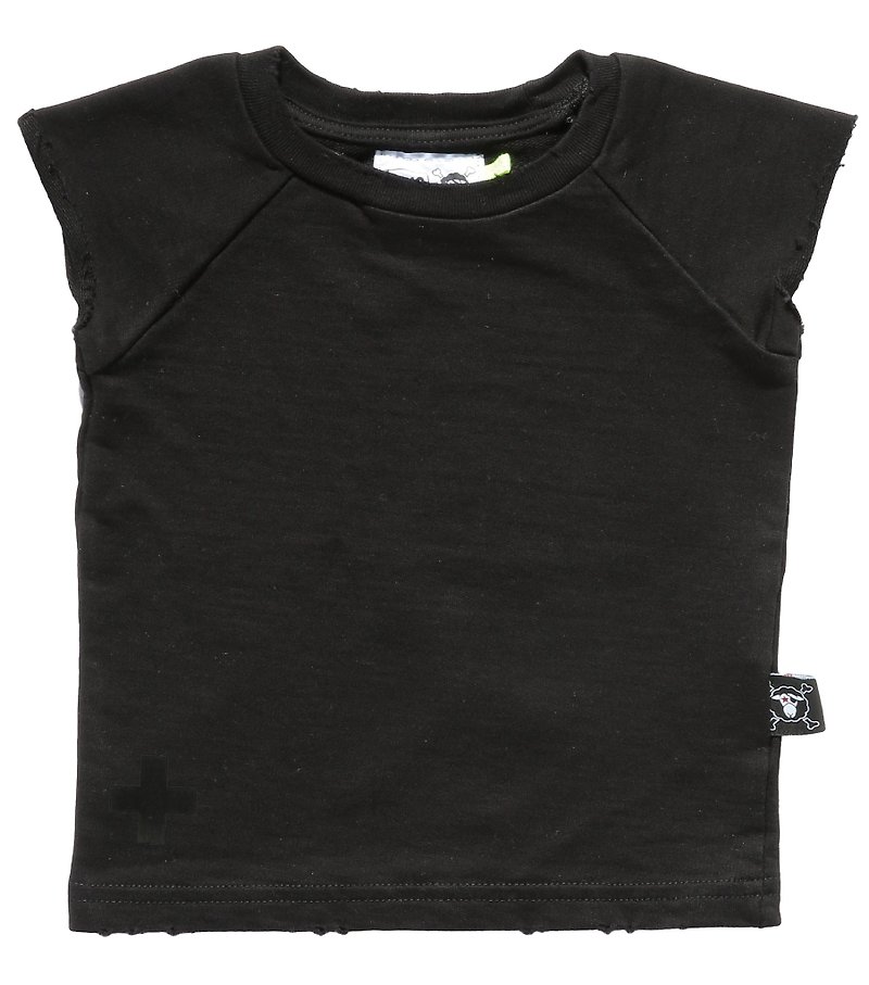 2015 NUNUNU plain top/80's sweatshirt - Other - Cotton & Hemp Black