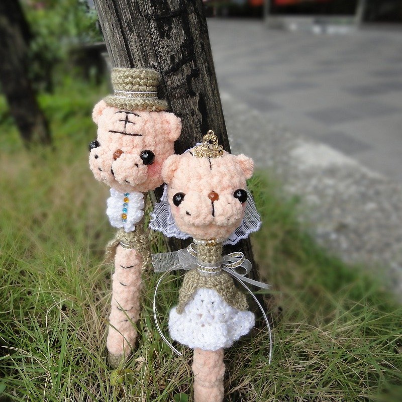 "Hand-made woolen yarn" ♥ Honorable custom-made articles ♥ Wedding signature pen - Stuffed Dolls & Figurines - Other Materials Multicolor