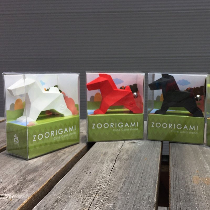 Origami Zoo ZOORIGAMI Horse Exchange Gifts - แฟ้ม - วัสดุอื่นๆ หลากหลายสี