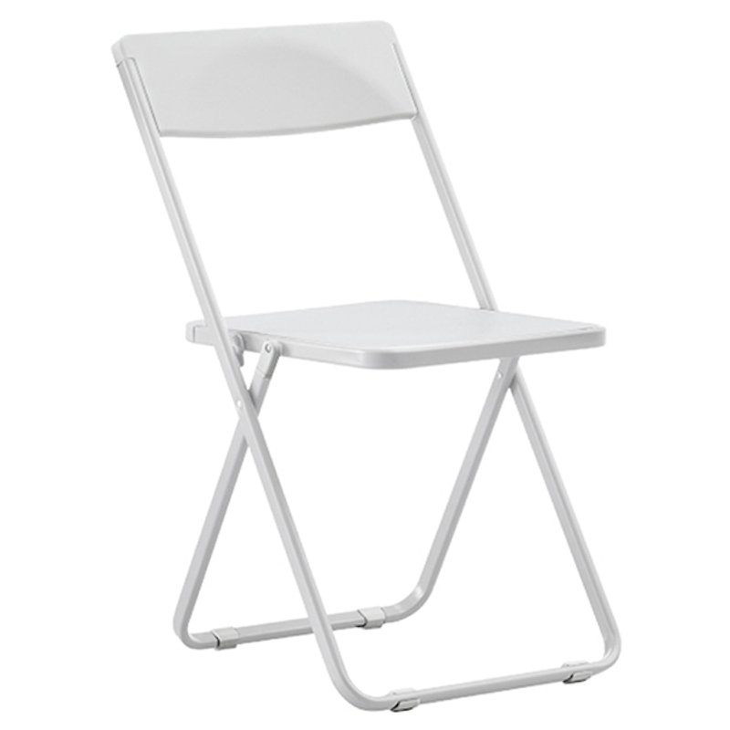 SLIM Commander Chair_Lightweight Folding Chair/Pure White (The product is only delivered to Taiwan) - Other Furniture - Plastic White