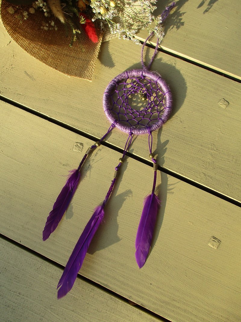 Small kite - Dreamcatcher - purple 8 cm - อื่นๆ - ผ้าฝ้าย/ผ้าลินิน สีม่วง