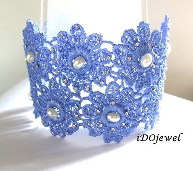 【iDOjewel水蕾絲】最珍貴的公主  - 手鍊/手鐲 - 其他材質 藍色
