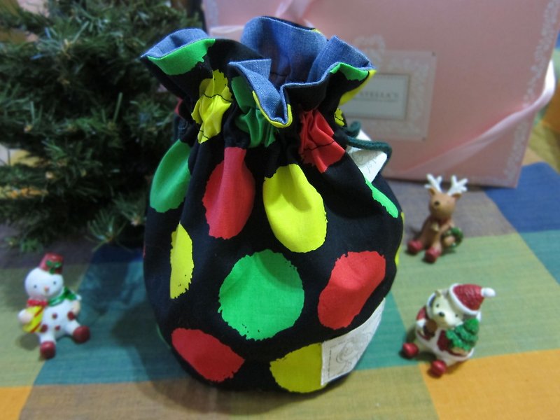 【MerrY X' mas】星彩聖誕圓桶包 - 側背包/斜背包 - 其他材質 多色